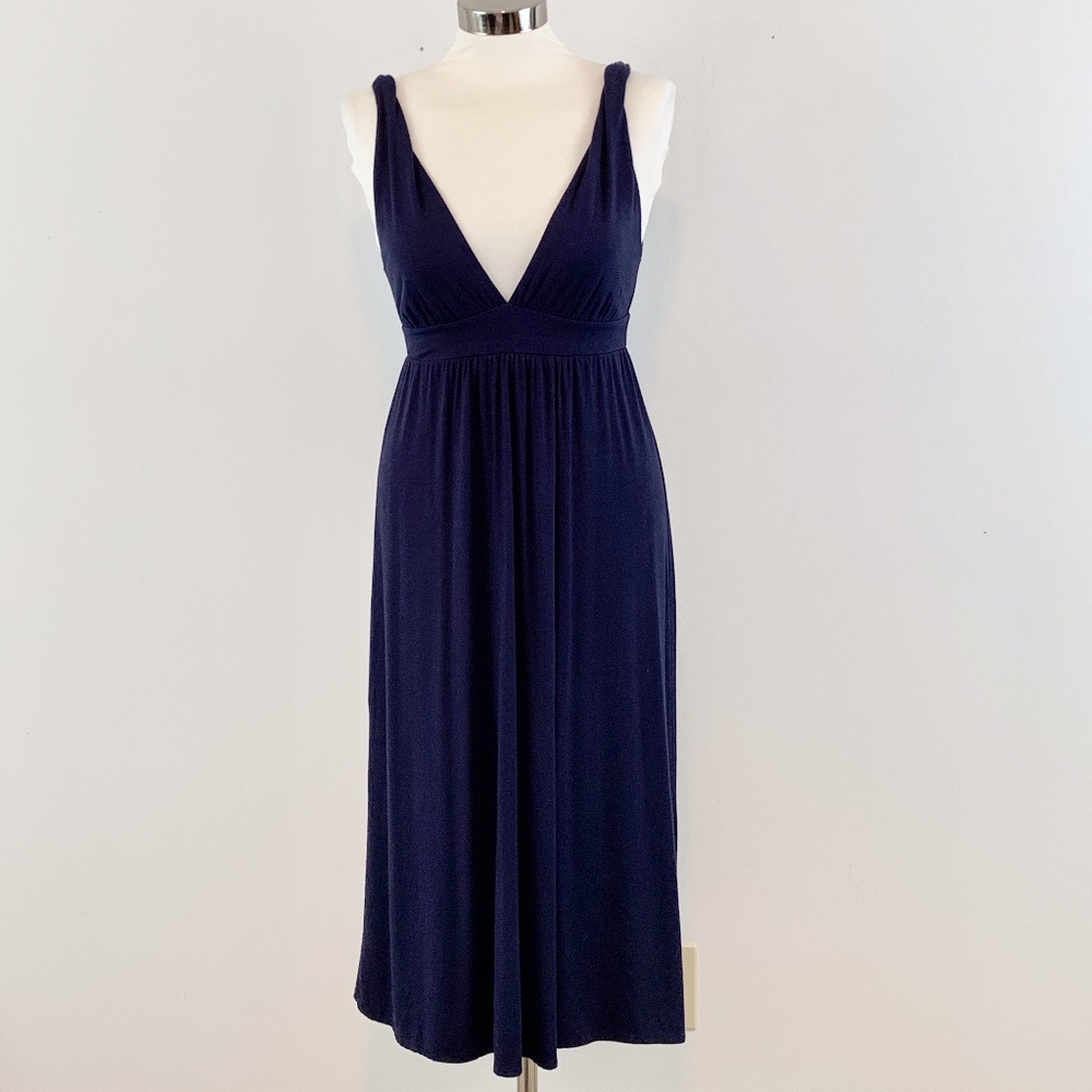 J. Crew Twisted Strap Empire Waist Jersey Dress
